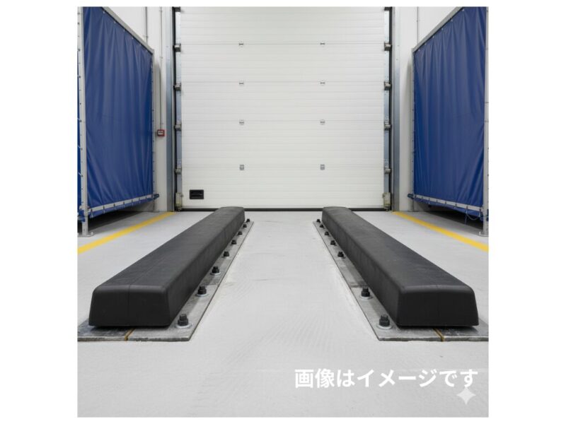 ゴム製カーストッパー修繕工事